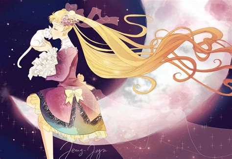 Sailor Moon + Artemis by JennyJinya on DeviantArt