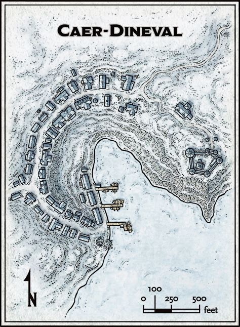 The Town Of Caer Dineval In Icewind Dale World Anvil