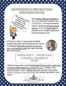 The Age Of Jefferson Slideshow And Differentiated Notes TPT