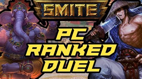 Ganesha Vs Susano Smite S Ranked Duel Guardians Only Ep Youtube