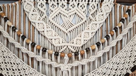 Xl Macrame Wall Decor For Above Bed Large Bedroom Wall Art Etsy