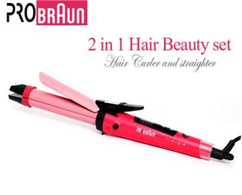 1 Pro Braun Multifunctional Fashion Hair Straightener Curler In Pakistan Hitshop Pk