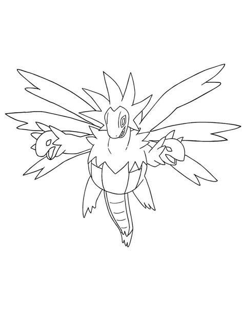 Pokemon Hydreigon Coloring Pages Free Printable