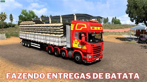 Scania V Carregada De Batata Saindo De Santos Para Campinas Ets Mapa