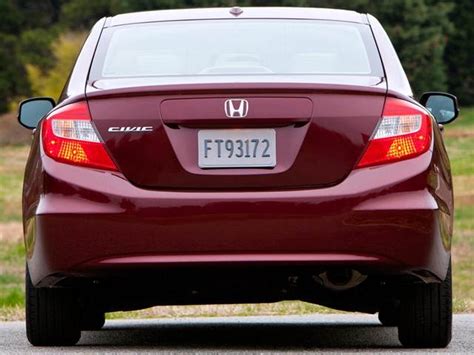 Blue Book Value Of A 2012 Honda Civic