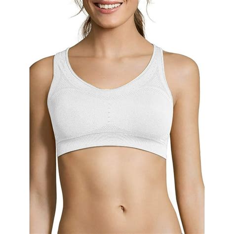 Hanes Hanes Sport Women S Seamless Racerback Sports Bra