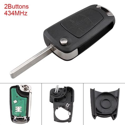 Buy Mhz Buttons Keyless Uncut Flip Remote Key Fob Pcf Chip For