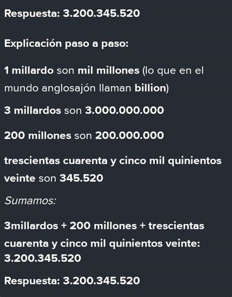 Como Se Escribe Ochenta Y Nueve Millardos Trescientos Cuarenta Millones