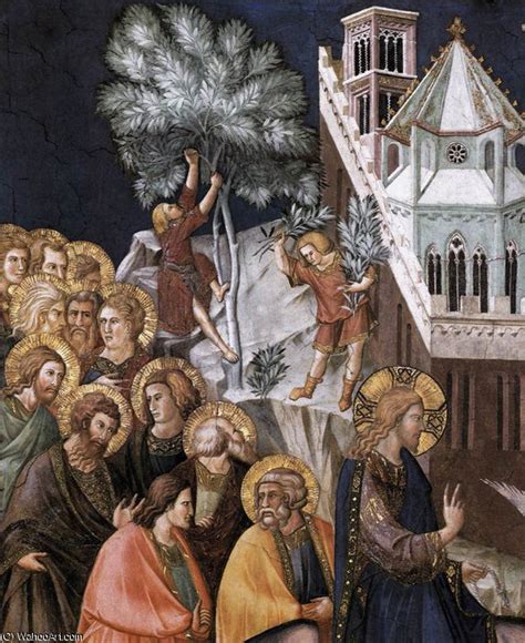 Art Reproductions Assisi Vault Entry Of Christ Into Jerusalem Detail