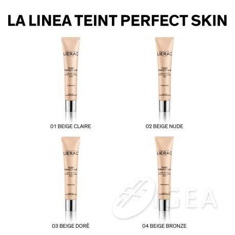 Lierac Teint Perfect Skin Fondotinta Fluido 02 Beige Nude 30 Ml