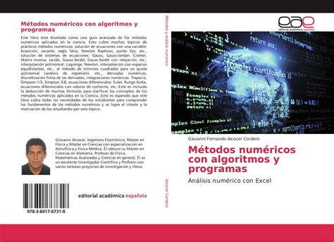 Métodos numéricos con algoritmos y programas 978 3 8417 6731 8