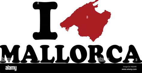 Map Of Mallorca Stock Vector Images Alamy