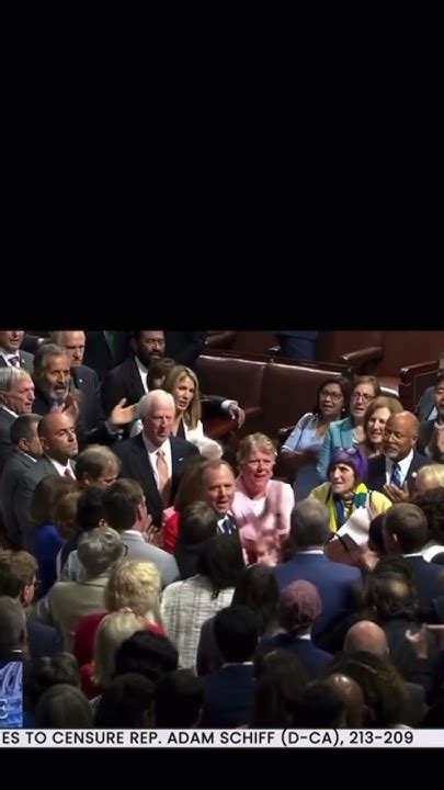 Democrats Clap And Cheer For Adam Schiff After He Is Censured In The