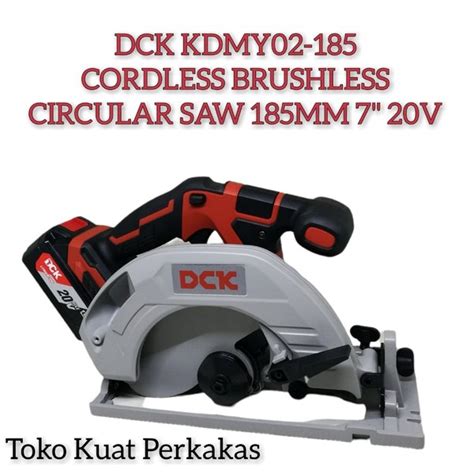 Jual Cordless Brushless Circular Saw DCK KDMY02 185DM 7 Potong Kayu