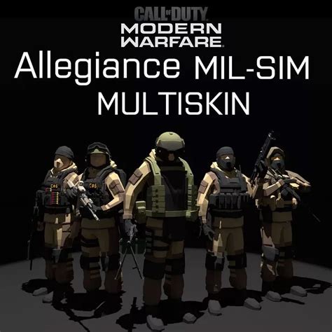 Download Skin [cod Mw2019] Russia Allegiance Default Mil Sim Multiskin For Ravenfield Build 26