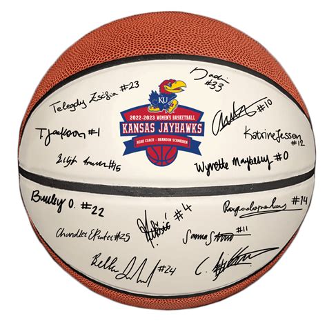 Jayhawk Autographs 2022 2023 Signed Womens Basketball