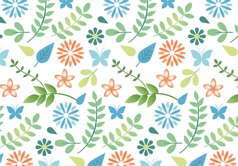 Flat Design Vector Spring Pattern 183682 Vector Art At Vecteezy