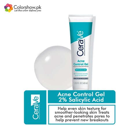 Cerave Acne Control Gel 2 Salicylic Acid Colorshow