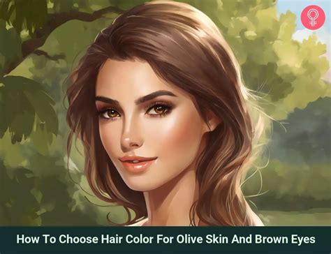 How To Choose Hair Color For Olive Skin And Brown Eyes