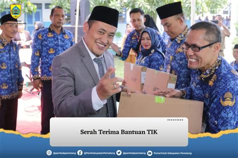 Pemkabpemalang On Twitter Serah Terima Bantuan Tik Jenjang Tk Sd Dan