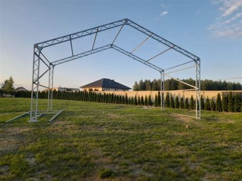 Wiata Konstrukcja Stalowa Ocynkowana 10m X5m X6 5m H24L Cena