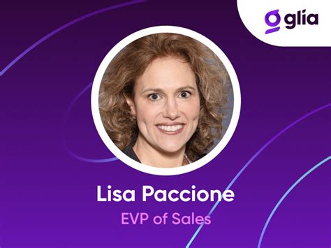 Lisa Paccione Joins Glia As Executive Vice President Of Sales