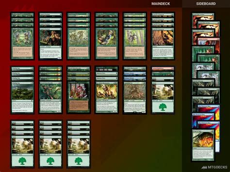 Pauper Mono Green Elves Deck By Mattia Panico • Mtg Decks