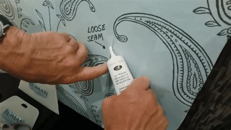 How To Fix Loose Wallpaper Seams Roman Products