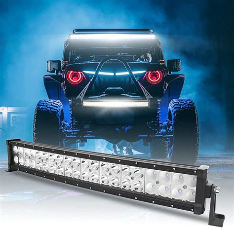 Willpower 22 Inch Curved LED Light Bar 120W Double Spot Flood Combo Led