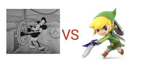 Mugen Mickey Mouse Vs Toon Link Youtube