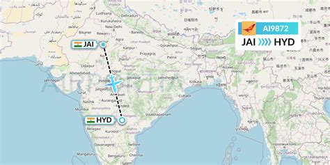 Ai9872 Flight Status Air India Jaipur To Hyderabad Aic9872