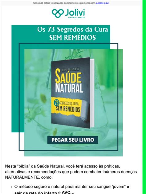 Jolivi Natural Health Revelado Os Segredos Da Cura S Rem Dios