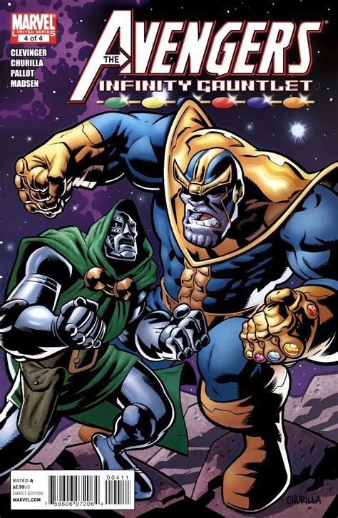 Avengers The Infinity Gauntlet Vol1 4 Marvel Comics Covers Marvel