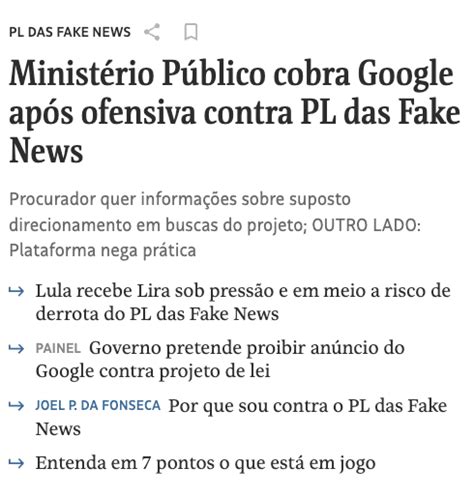 Joel Pinheiro On Twitter P Gina Do Google News Mais Equilibrada