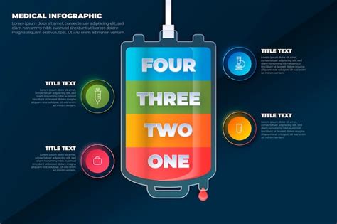 Free Vector Gradient Medical Infographics