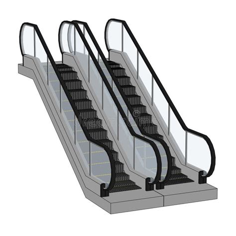 Escalator Cartoon Escalator Cartoon Vector Images Over Placing