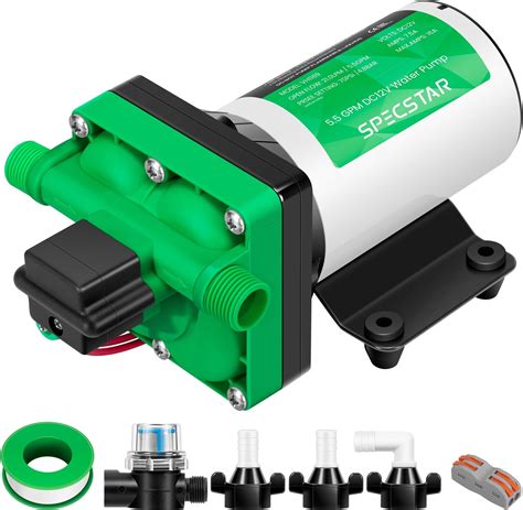 Amazon Dreyoo Water Pressure Pump V Gpm Psi Rv Water