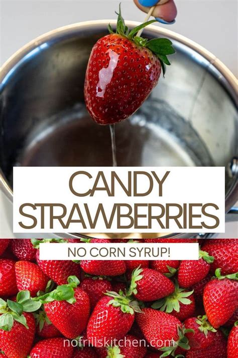 Easy Candy Strawberries Without Corn Syrup Recipe Tanghulu Recipe