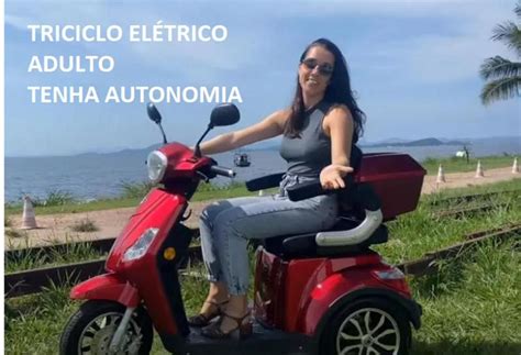 Triciclo El Trico Plus V W Adulto Totalmente Eletrico E Possui