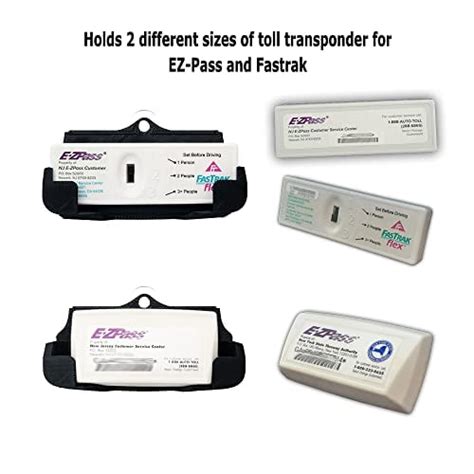 Fastrak Ez Pass Both New And Old And I Pass 3 Point Mount 1 Pack Toll Transponder Holder