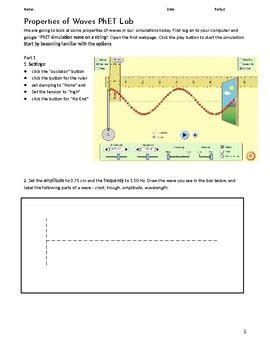 Phet Lab Intro To Waves