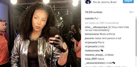 Ludmilla aparece novo visual e surpreende fãs 31 03 2017 UOL TV