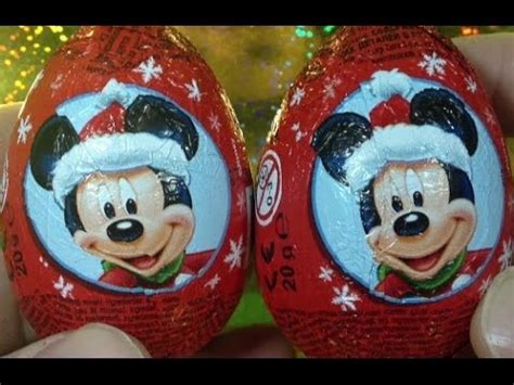 Disney Christmas Zaini Chocolate Egg Break X Mickey Mouse Like Kinder