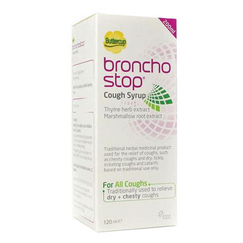 Bronchostop Cough Syrup 120ml Molloys Pharmacy Ireland