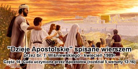 Cuda Uczynione Przez Aposto W Rozdzia Wersety Zb R