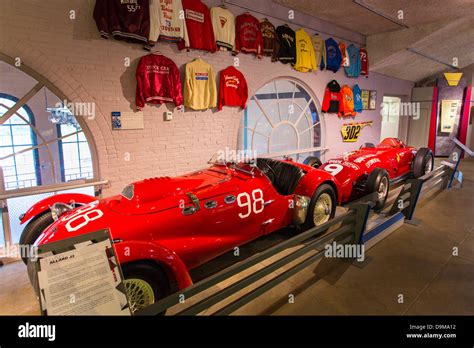 Interior exhibits at the Saratoga Automobile Museum in Saratoga Springs ...