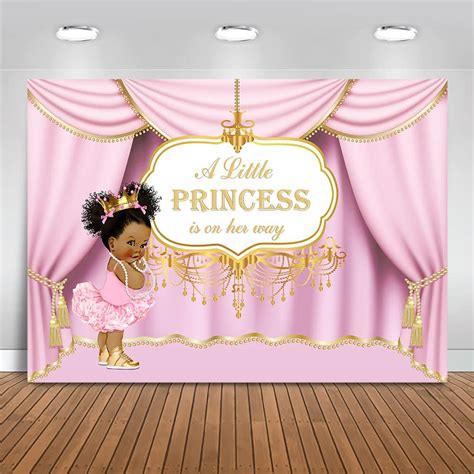 Buy Moca Royal Pink Princess Backdrop Royal Curtain Baby Shower