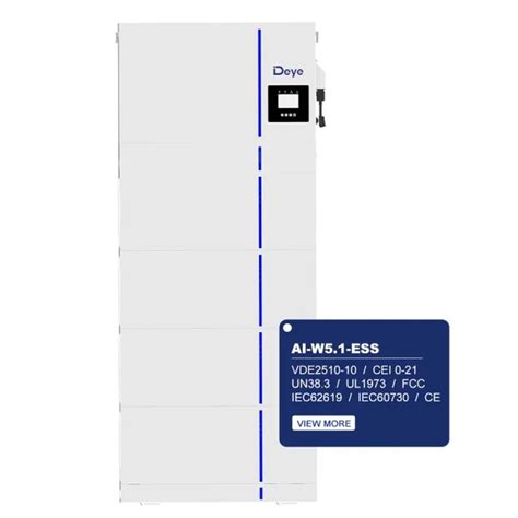 Deye All In One Energy Storage System Ai W5 1 12p3 Eu Ess Lv Incl 2x Battery Modules And 5