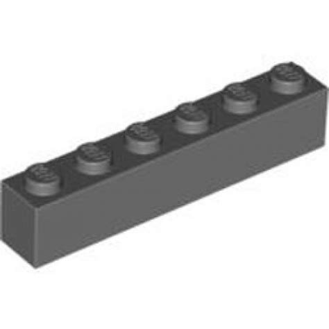 Lego Part Brick X Dark Stone Grey Lego Bricks