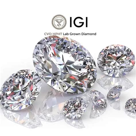 Voaino Wholesale Vvs Round Cut D E F Color Lab Created Loose Diamond